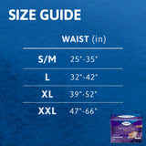 TENA Sensitive Care Overnight Incontinence Underwear for Women, XXL, 12 Count (Waist size 47in to 66in)
