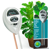 Fiddle Leaf Fig Health Meter, 3-in-1 Soil Moisture, Light & pH Testing Tool
