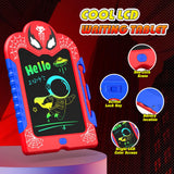 LCD Writing Tablet for Kids: Spidolapse 2 PCS Doodle Board & Drawing Pad Christmas Birthday Gift for 3 4 5 6 7 8 Year Old Boys Girls Toddler Travel Toys Stocking Stuffers for Grandkids Age 4-6