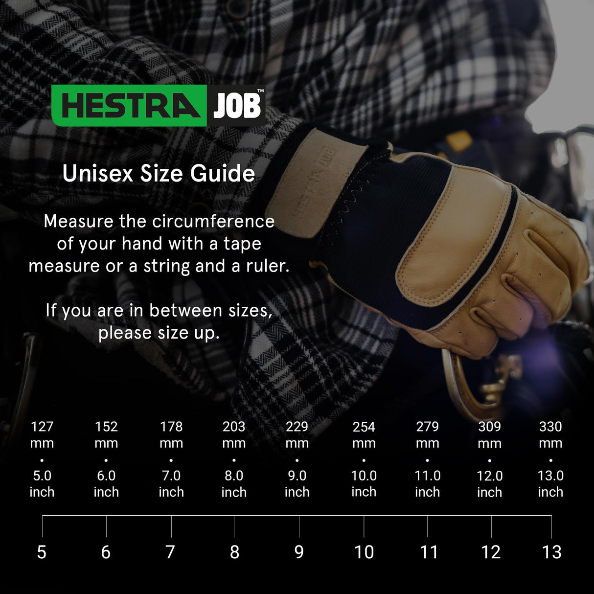 Hestra Cow Drivers Glove for Everyday Use, Yardwork and Hand Tool Use