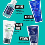 Kiehl's Men's Shaving Regimen Gift Set - $88 Value Including Face Wash, Shaving Cream, After Shave Gel & Face Moisturizer - For All Skin Types