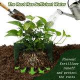 36 Pcs Planting Grow Rings Adjustable Plant Support Rings ，Interlocking Garden Plant Ring,Included 30pcs Plant Labels,Spliceable Green Garden Rings for Plant Support and Soil Moisture Retention