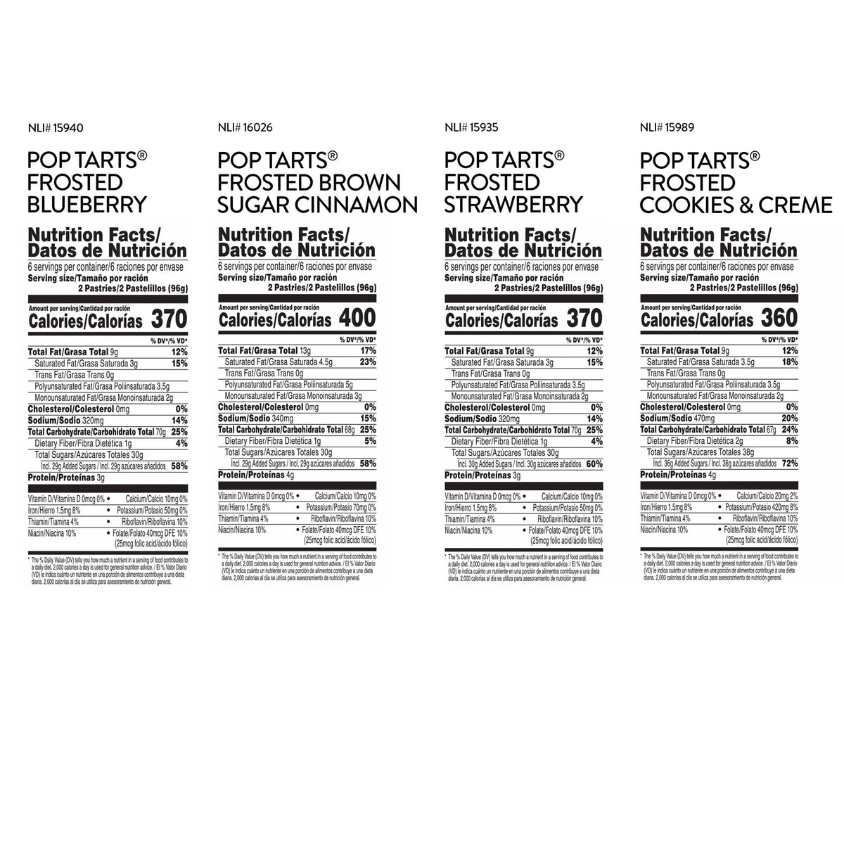 Pop-Tarts Toaster Pastries, Breakfast Foods, Kids Snacks, Value Pack, 4-Flavor Variety Pack (5 Boxes, 60 Pop-Tarts)