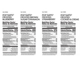 Pop-Tarts Toaster Pastries, Breakfast Foods, Kids Snacks, Value Pack, 4-Flavor Variety Pack (5 Boxes, 60 Pop-Tarts)