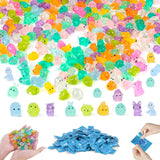 ShtNeeg 300PCS Mystery Mini Resin Animal Blind Bags, Glow in The Dark Tiny Animal Figures, 50+ Animal Combination Sets for Classroom Prizes, Party Favors, Fairy Garden & DIY Decor