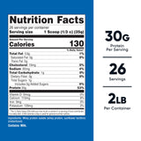 Nutricost Whey Protein Isolate (Unflavored) 2LBS