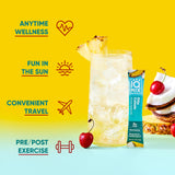 IQMIX Hydration Electrolyte Powder – 4-in-1 Formula for Hydration, Mental Clarity, Mood and Recovery – Sugar-Free Drink Mix, Keto, Magnesium L-Threonate, Lion’s Mane – 40 Count Piña Colada