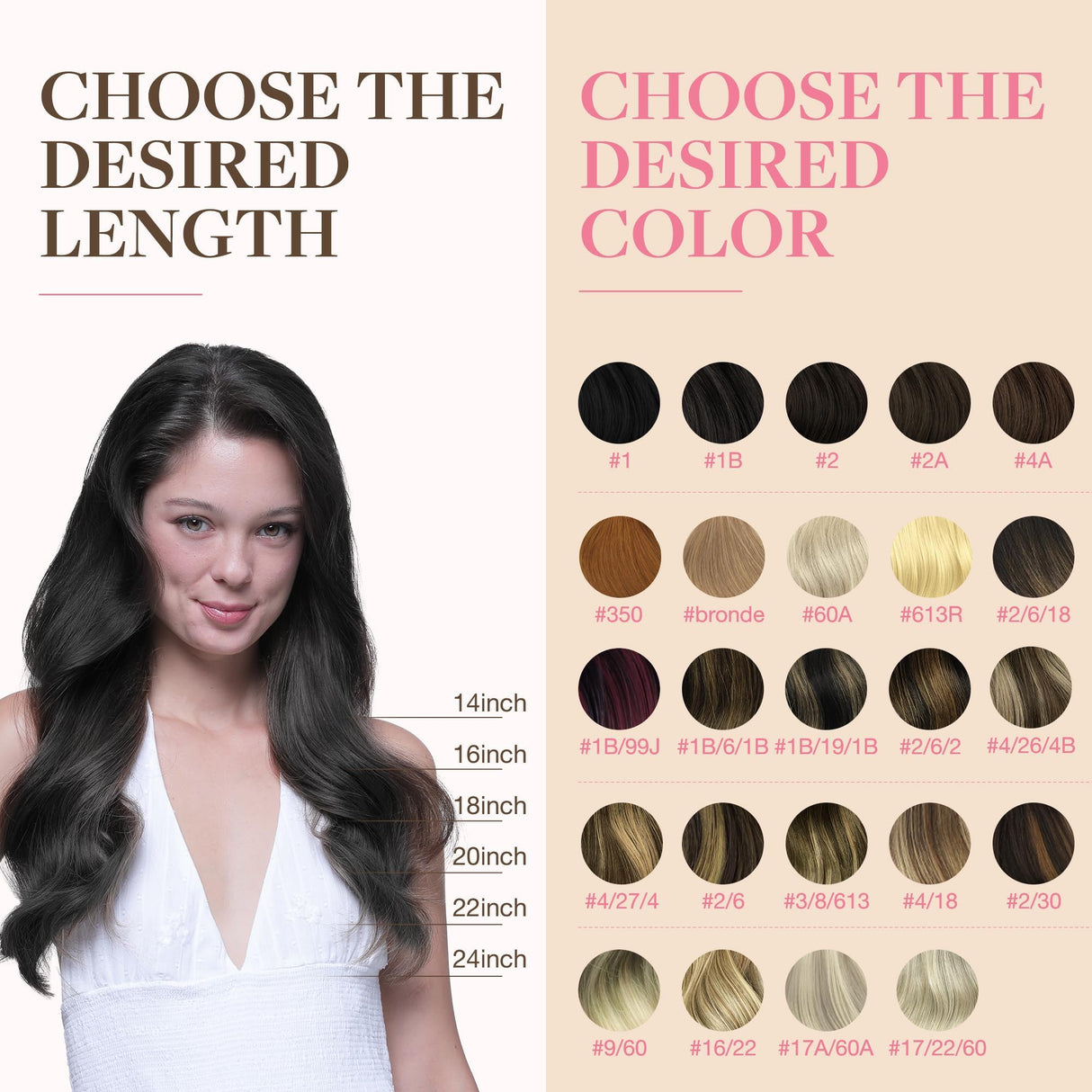 GOO GOO Tape in Hair Extensions Human Hair, 1B Natural black, 20inch 50g 20pcs, Thick Ends Straight Seamless Tape in, Invisible Tape in Hair Extensions Human Hair