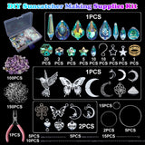 HYBEADS DIY Suncatchers, 400pcs Sun Catchers Making Supplies Kit Art and Crafts for Adults Hanging Prism Sun Catcher with Crystals Rainbow Maker for Indoor Window Home Wedding Garden Christmas Decor