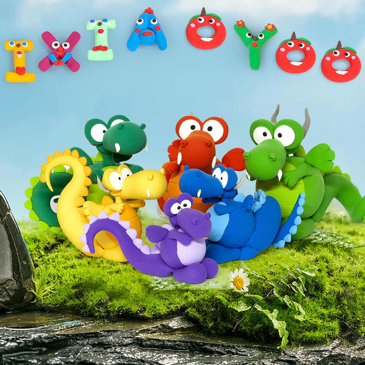 Ixiaoyoo Air Dry Clay, 100 Colors Modelling Clay for Kids, Safe & Non-Toxic, DIY Model Art & Crafts Toys with Sculpting Tools, Home Party Favors, Birthday & Christmas Gifts for Ages 3-12 Boys & Girls