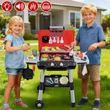 Shemira Kids Play Kitchen Toys, Kids BBQ Grill Playset, Play Grill Toys