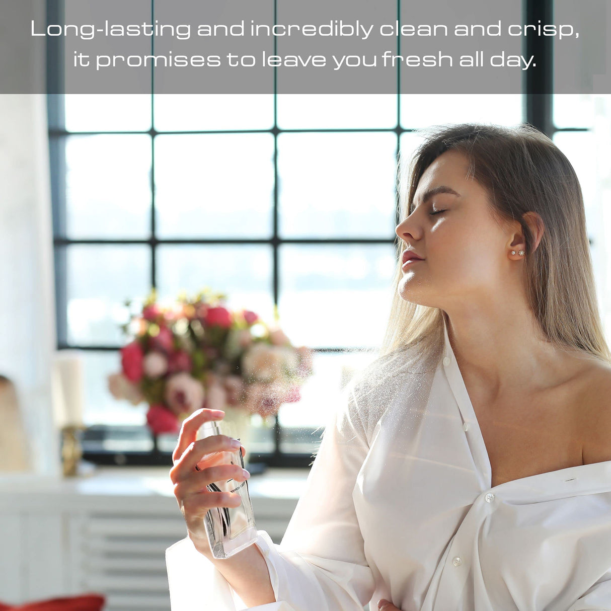 Geir Ness Laila Eau de Parfum Spray - Long Lasting Fresh, Airy and Clean Fragrance for Women - Blend of Fruity and Floral Scent - 3.4 oz