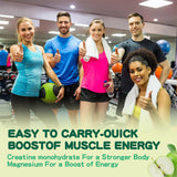 DANEW Pro Creatine Monohydrate Gummies 5000mg for Men & Women, Creatine Monohydrate for Muscle Strength, Muscle Builder, Energy Boost, Pre-Workout Supplement(120 Count)-Apple Flavor