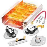 【Upgraded】279838 W10724237 Dryer Heating Element for Whirlpool Wed4815ew1 Maytag Centennial Medc215ew1 Kenmore 70 80 Series Model 110 Amana Ned4655ew1 Roper Admiral,Replaces 2406026 3403585 3398064