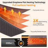 NEWKITCHEN Warming Mat for Food, (XL 24"x15") Food Warming Mat for Parties Buffet Upgrade Graphene Fast Full Surface Heating -Versatile Food Warmer for Gatherings, Parties, Everyday Use