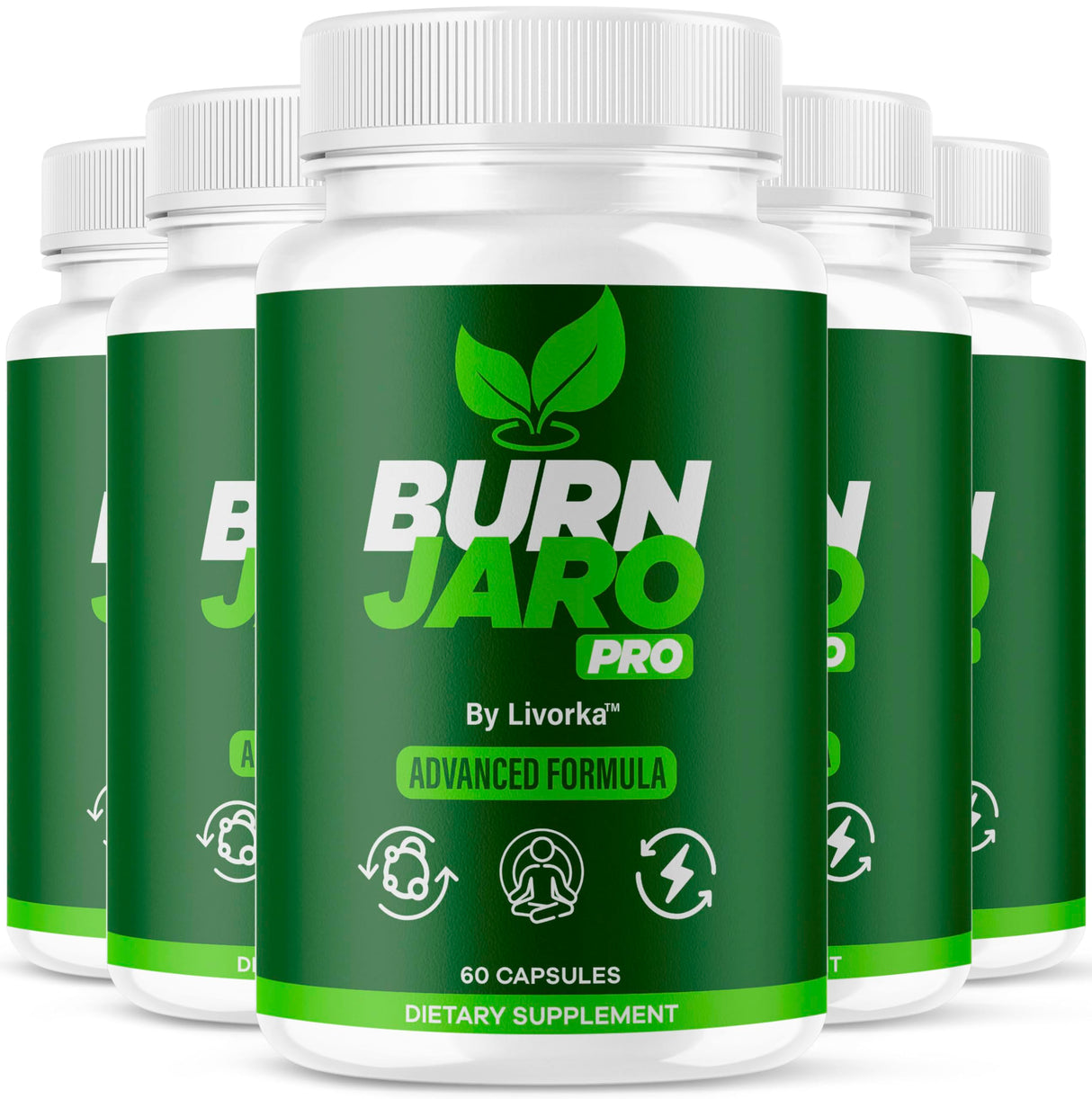 (5 Pack) Burn Jaro Pro - BurnJaro Pink Salt Capsules Pro, BurnJaro Pro Pills, Official Advanced Formula Burn Jaro Pro Supplement Pills Natural Ingredients Reviews, 300 Capsules for 5 Months