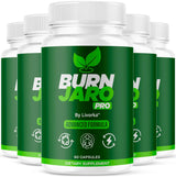 (5 Pack) Burn Jaro Pro - BurnJaro Pink Salt Capsules Pro, BurnJaro Pro Pills, Official Advanced Formula Burn Jaro Pro Supplement Pills Natural Ingredients Reviews, 300 Capsules for 5 Months