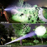 Lylting Rechargeable LED Flashlights High Lumens, 99,000 Lumens Super Bright Flashlight with 5 Modes & Waterproof, Powerful Handheld Flashlight for Camping Emergencies