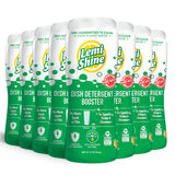 Lemi Shine Dish Detergent Booster, Hard Water Stain Remover, Multi-Use Citric Acid Cleaner 10 oz, Pack of 8