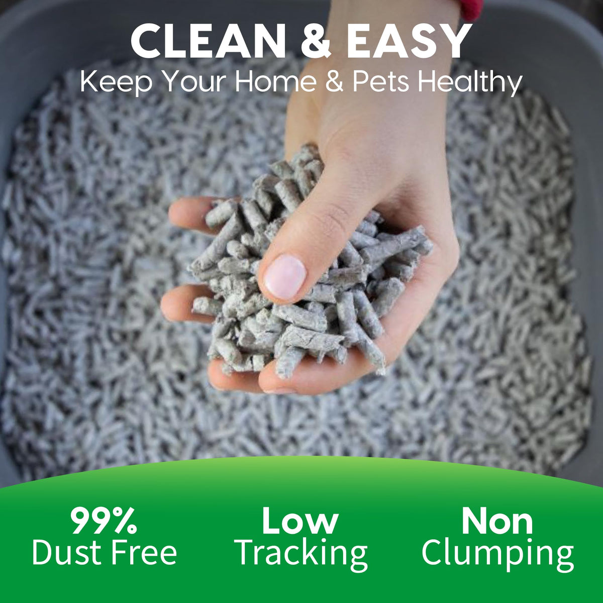 Fresh News Original Pellet Non-Clumping Paper Cat Litter, 25 Pound