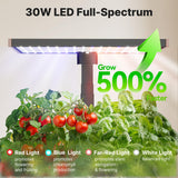 SUNCOZE Smart Hydroponics Growing System, 20 Pods, 25 in Adjustable Height