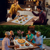 FYY Extra Large Warming Mat for Food - Rapid and Full Surface Heating, 6 Temp Settings, 6H Timer, Rollable Portable Food Warming Mat for Gatherings, Parties, Keep Meal Warm (XX Large Size, Gray)