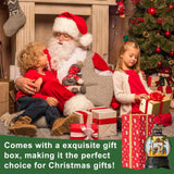 Christmas Snow Globes, Adoration of The Magi Nativity Manger Scene, Silent Night Music Water Lantern, Holiday Decorations Gifts for Family, Children or Friends