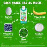 Orgain Organic Kids Nutritional Protein Shake, Fruity Cereal - Kids Snacks with 8g Dairy Protein, 22 Vitamins & Minerals, Fruits & Vegetables, Gluten Free, Soy Free, Non-GMO, 8.25 Fl Oz (Pack of 12)