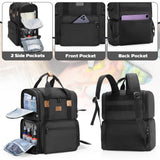 BAFASO Tattoo Backpack with 3 Inner Removable Pouches, Tattoo Case Holds Tattoo Stencil Printer and Tattoo Supplies (Bag Only), Black