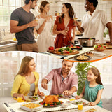 NAXBEY Warming Mat for Food extra large, Silicone Heating Mat For Food, 15"x31.6" Foldable Food Warming Mats for Countertops, Parties, and Daily Use with Timer and 9 Temperature Levels