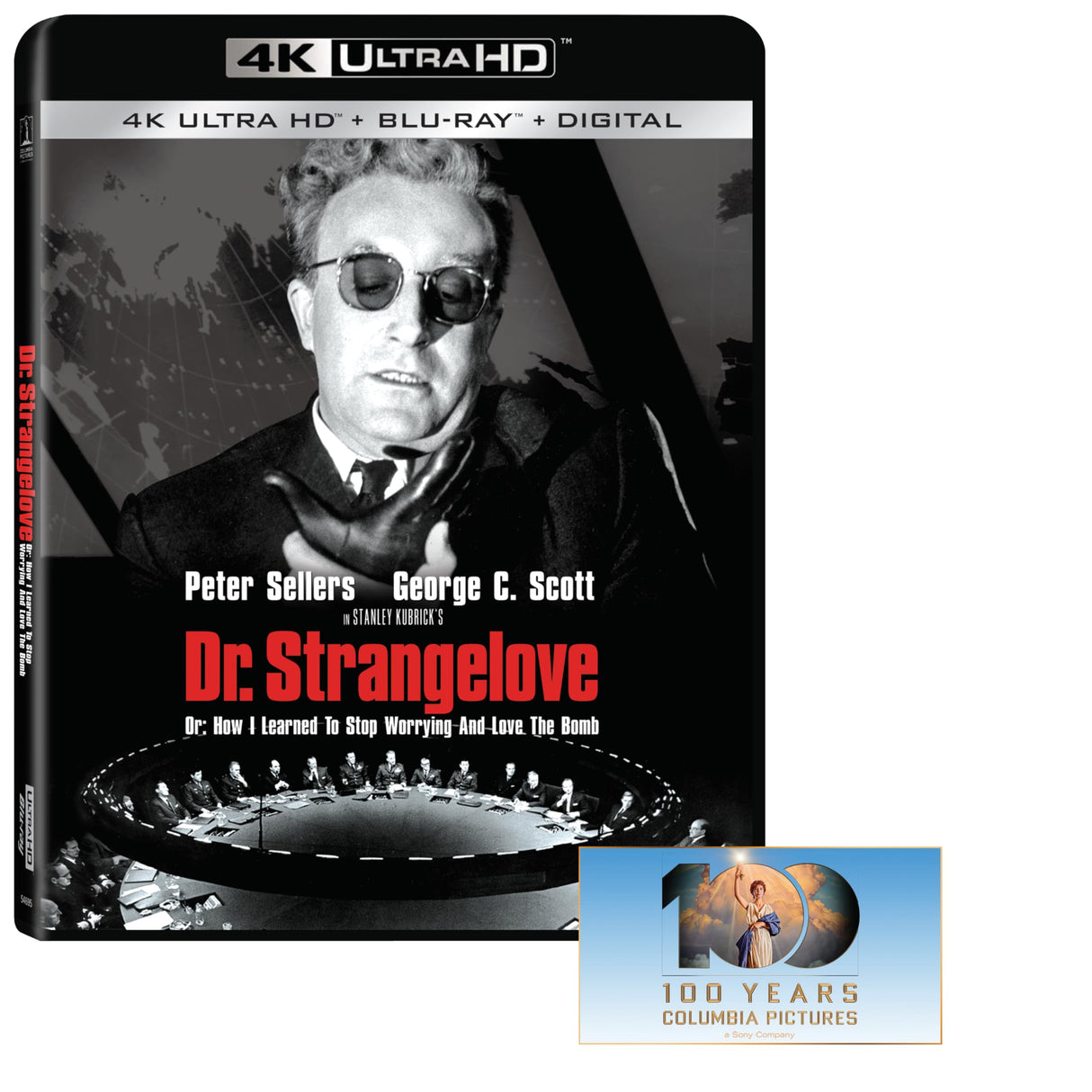 Dr. Strangelove Or: How I Learned to Stop Worrying and Love the Bomb - 4K + Blu-ray + Digital [4K UHD]