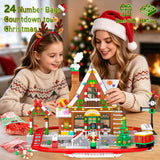 Advent Calendar 2026 Christmas Train House Building Blocks for Kids Adults