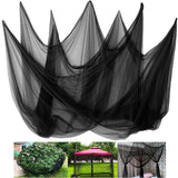 Mosquito Netting,10 × 50 Ft Mosquito Mesh Screen for Patio,Black