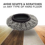 Furniture Sliders X-PROTECTOR - 8+8 Pack 3 1/2” - Multi-Surface Furniture Sliders for Carpet & Hard Floors - 8 Furniture Movers for Carpeted Floors and 8 Hardwood Socks - Move Your Furniture Easily!
