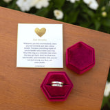 Hope Rings – Just Breathe Ring (1 Pcs) – Adjustable Tarnish-Free 304 Stainless Steel Ring – Heartfelt Gifts for Women