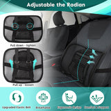 Samyoung Mesh Back Lumbar Support, Back Support Seat Cushion with Breathable Mesh for Office Chairs Car 12” x 16”