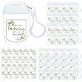 50Pcs Mini Hand Sanitizer Bottles Bulk with Thank You Labels - Wedding Favors - Personalized Wedding Favors for Guests, Thank You Gifts Party Supplies for Bridal Shower Gift (Sanitizer Not Included)