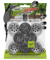 Slipstick GorillaOutdoor Berber Furniture Feet Pads with Clear Sleeve Sock (8 Pack) Outdoor Furniture Sliders for Round & Square Legs, Medium