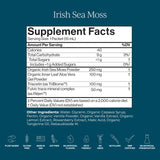 CYMBIOTIKA Irish Sea Moss Supplement, Organic Wildcrafted Sea Moss with Aloe Vera, Fulvic Minerals, Postbiotics, Gut, Immune, Skin Support, On The go Packet, 52 Servings, 2 Month Supply