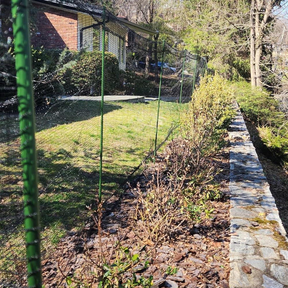 Junkogo Deer Fence Netting for Garden, 5x100 FT Plastic Mesh Fencing Roll