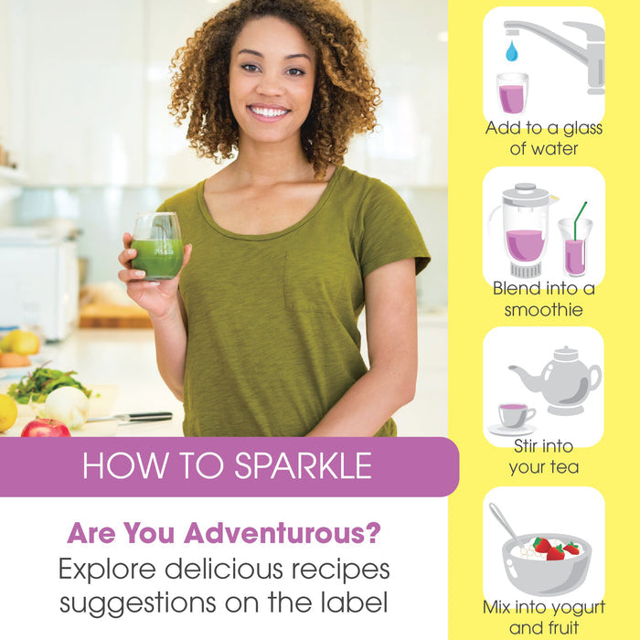 Sparkle Skin Boost (Mixed Berry) [30-Serves] Verisol Collagen Peptides Protein Powder Vitamin C Supplement Drink