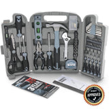 Hi-Spec 54pc General Household Tool Set – Home & Garage Hand Tool Kit with Toolbox Storage Case for DIY, Basic Repairs, Apartment, First-Time Homeowner & Everyday Home Maintenance