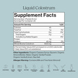 CYMBIOTIKA Liquid Colostrum, 1.5g Full Spectrum Colostrum, Grass-Fed Bovine Colostrum for Gut Health, Immune Support, Skin & Recovery, Sea Salt Vanilla Flavor, 26 Daily Packets (Single Pack)