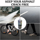 Tharos Distribution Magic Crack Filler 2.5LB Asphalt Black, for Filling in Cracks on Asphalt Driveways and Roads. Installs Easily Dry Granular No Mess and DIY (Black, 1)