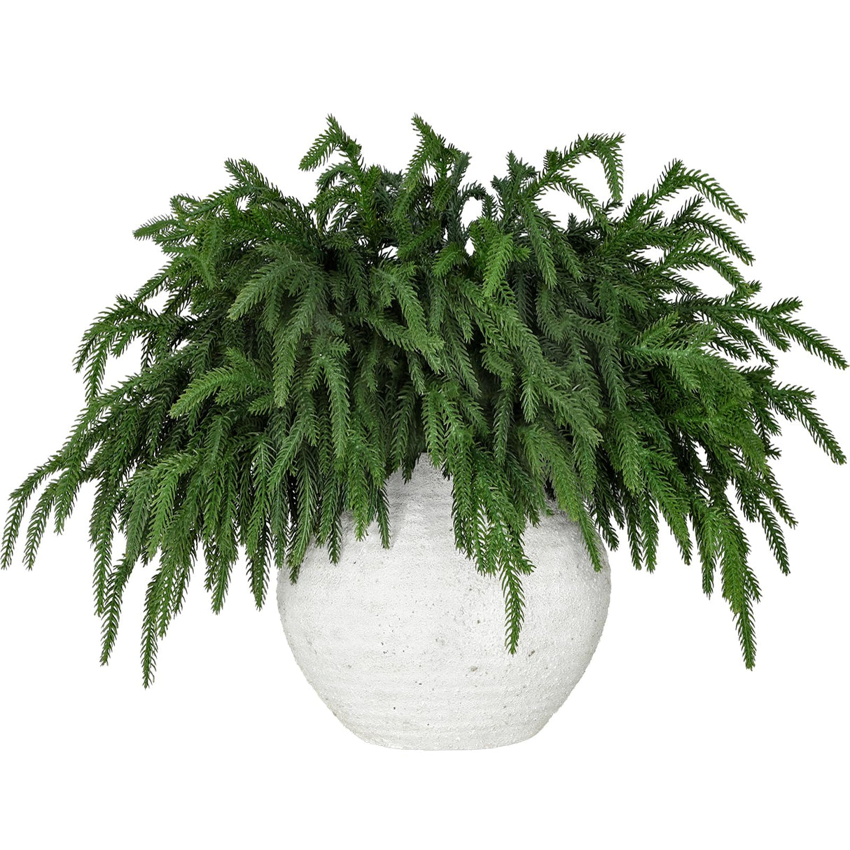 LZNPA 12 Pcs Realistic Christmas Pine Branches Natural Droopy Soft Bendable Artificial Pine Stems Picks Lifelike Greenery Stems for Vases Cedar Wreaths Garland Outdoor Indoor Christmas Decorations