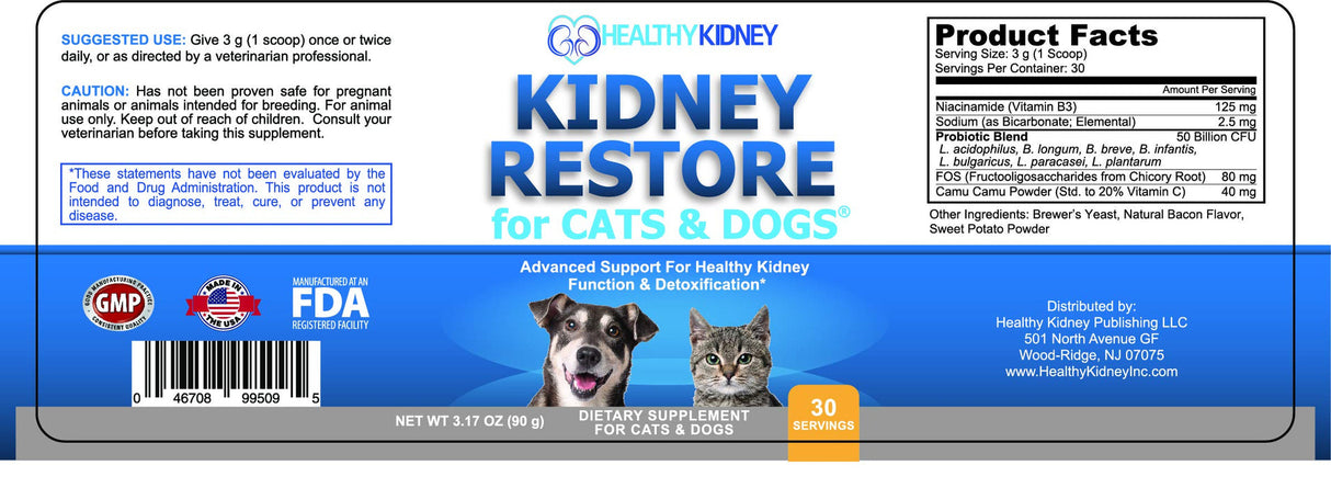 Cat and Dog Kidney Support, Natural Renal Supplements to Support Pets, Feline, Canine Healthy Kidney Function and Urinary Tract. Essential for Pet Health, Pet Alive, Easy to Add to Cats and Dogs Food