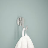 Delta Trinsic (1-Pack) Towel Hooks Polished Chrome Single Bathroom Hooks Wall Mounted for Robes & Towels Hand Towel Hook Holder Kitchen, Bathroom Accessories
