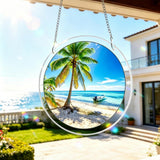 Acrylic Puzzle Suncatcher,Stained Glass Suncatcher Puzzle Window Hanging