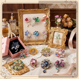 Sasylvia 16 Pcs Women Brooches Bulk Rhinestone Pins Set
