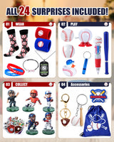 Baseball Advent Calendar 2026, 24pcs Sports Toys Gift Set for Kid